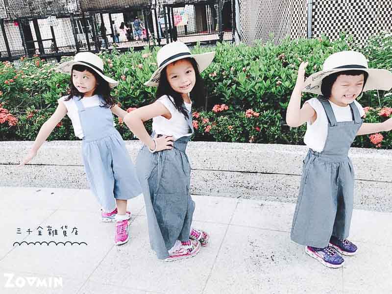 三千金母女檔訂做的親子草帽