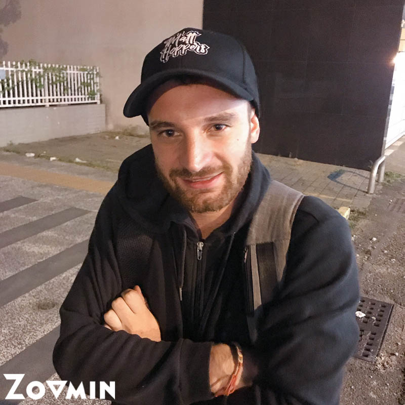 義大利帥哥Matt Hoppers-[DJ客製化棒球帽]「ZOOMIN潮帽訂製」