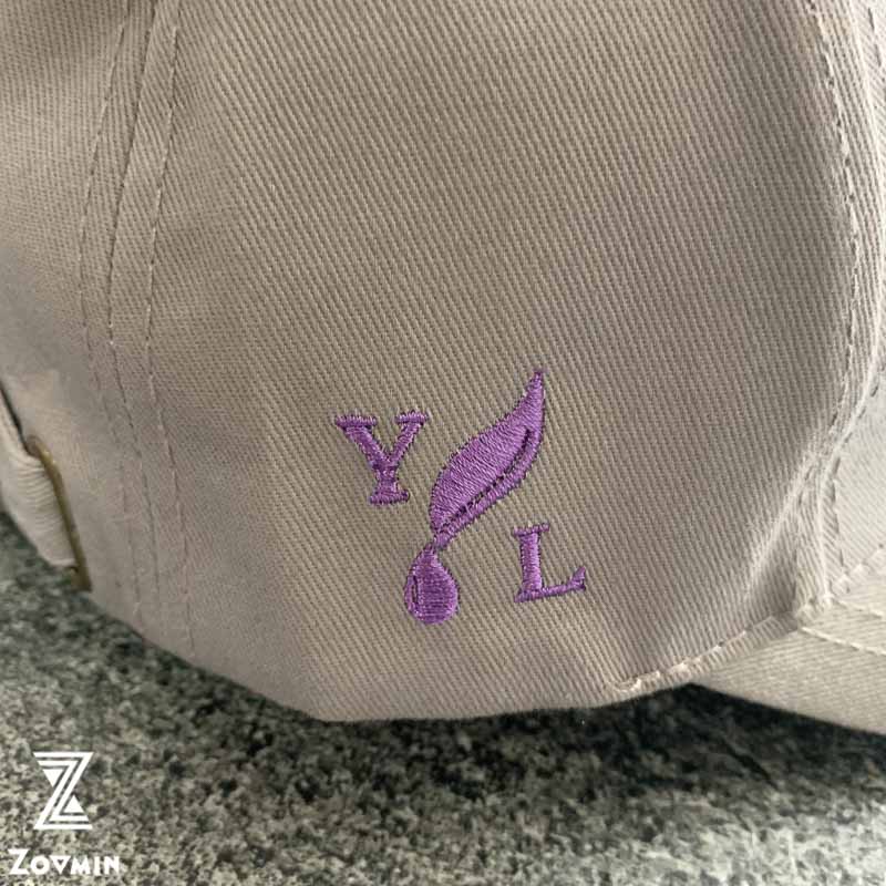 悠樂芳棒球帽側邊繡logo