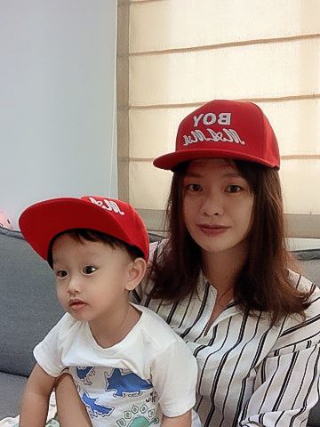 ZOOMIN親子帽實搭照