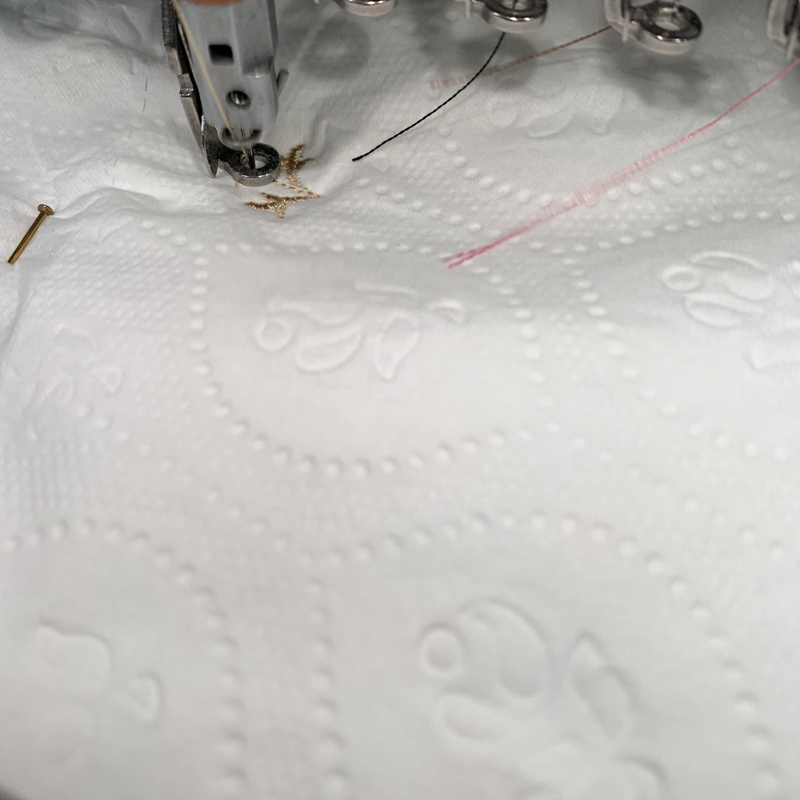 刺繡衛生紙怎麼固定